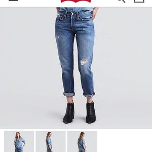 Levi's boyfriend jeans (501 CT)